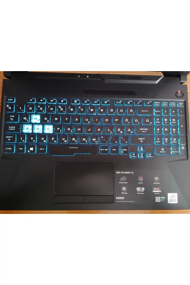 Asus TUF Gaming F15 laptop + Win11Pro eredeti, 15,6