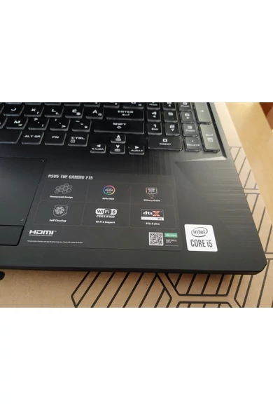 Asus TUF Gaming F15 laptop + Win11Pro eredeti, 15,6